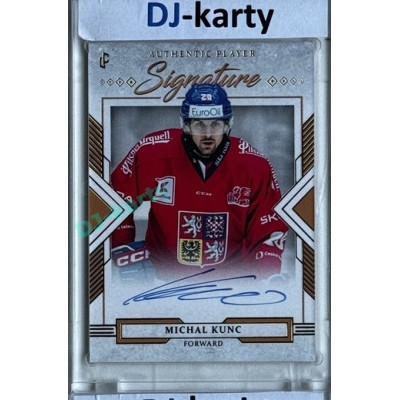 2024/25 LC Repre serie 1 #AS-MKU Michal Kunc Authentic Player Signature White xx/22