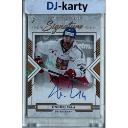2024/25 LC Repre serie 1 #AS-VÁL Ondřej Vála Authentic Player Signature White 02/22