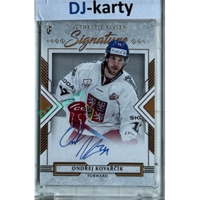 2024/25 LC Repre serie 1 #AS-OKO Ondřej Kovařčík Authentic Player Signature White xx/22