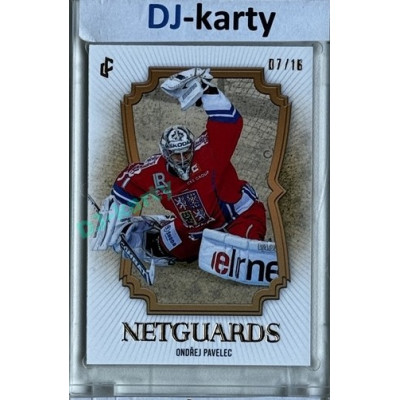 2024/25 LC Repre serie 1 #NG-09 Ondřej Pavelec Netguards Gold 07/16