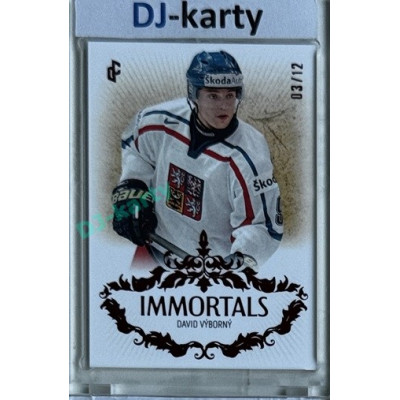 2024/25 LC Repre serie 1 #IM-09 David Výborný Immortals Red 03/12