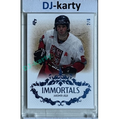 2024/25 LC Repre serie 1 #IM-01 Jaromír Jágr Immortals Blue 2/6