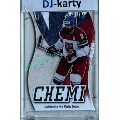 2024/25 LC Repre serie 1 #CH-D-1A Radko Gudas Chemistry Platinum 09/15