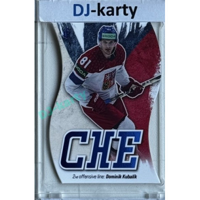 2024/25 LC Repre serie 1 #CH-0-2A Dominik Kubalík Chemistry Blue 07/10