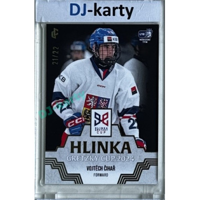 2024/25 LC Repre serie 1 #HGC-16 Vojtěch Čihař Hlinka Gretzky Cup 2024 Platinum xx/22
