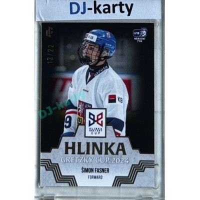2024/25 LC Repre serie 1 #HGC-20 Šimon Fasner Hlinka Gretzky Cup 2024 Platinum xx/22