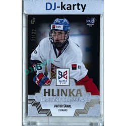 2024/25 LC Repre serie 1 #HGC-18 Viktor Šámal Hlinka Gretzky Cup 2024 Platinum xx/22