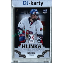 2024/25 LC Repre serie 1 #HGC-17 Matěj Pekař Hlinka Gretzky Cup 2024 Platinum xx/22