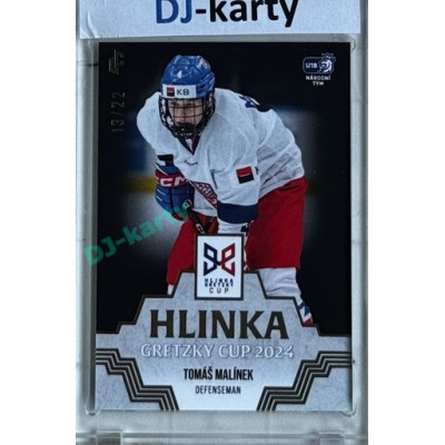 2024/25 LC Repre serie 1 #HGC-01 Tomáš Malínek Hlinka Gretzky Cup 2024 Platinum xx/22