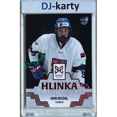 2024/25 LC Repre serie 1 #HGC-09 David Rozsíval Hlinka Gretzky Cup 2024 Red 03/12