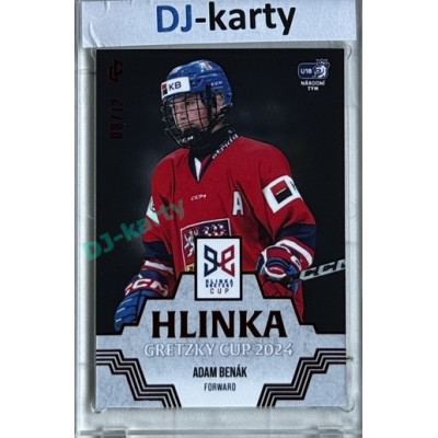 2024/25 LC Repre serie 1 #HGC-14 Adam Benák Hlinka Gretzky Cup 2024 Red 08/12