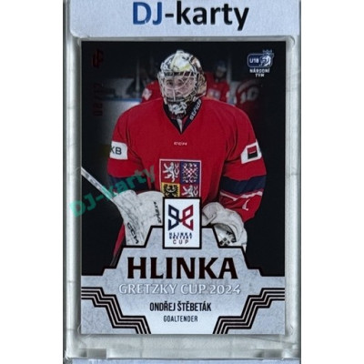 2024/25 LC Repre serie 1 #HGC-22 Ondřej Štěbeták Hlinka Gretzky Cup 2024 Red 02/12