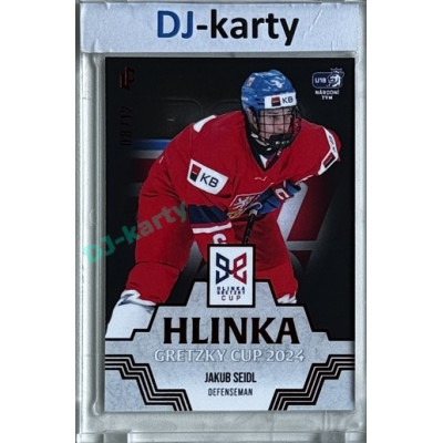 2024/25 LC Repre serie 1 #HGC-03 Jakub Seidl Hlinka Gretzky Cup 2024 Red 08/12