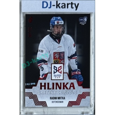 2024/25 LC Repre serie 1 #HGC-02 Radim Mrtka Hlinka Gretzky Cup 2024 Red 01/12