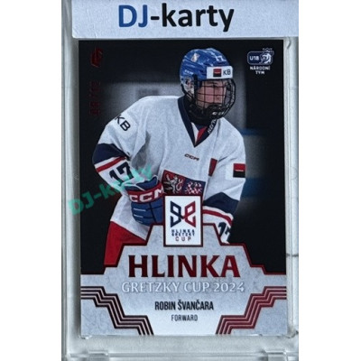 2024/25 LC Repre serie 1 #HGC-19 Robin Švančara Hlinka Gretzky Cup 2024 Red 08/12