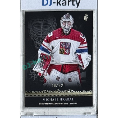 2024/25 LC Repre serie 1 #WJC-23 Michael Hrabal World Junior Championship 2025 Canada Platinum xx/22