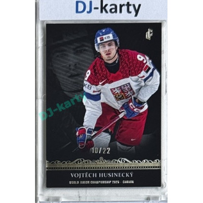 2024/25 LC Repre serie 1 #WJC-05 Vojtěch Husinecký World Junior Championship 2025 Canada Platinum xx/22