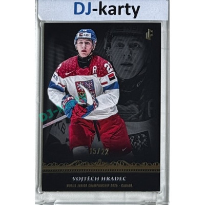 2024/25 LC Repre serie 1 #WJC-18 Vojtěch Hradec World Junior Championship 2025 Canada Platinum xx/22