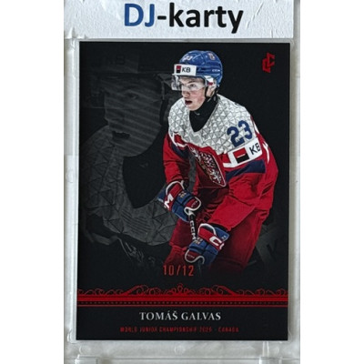2024/25 LC Repre serie 1 #WJC-06 Tomáš Galvas World Junior Championship 2025 Canada Red 06/12