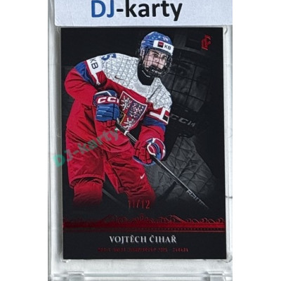 2024/25 LC Repre serie 1 #WJC-11 Vojtěch Čihař World Junior Championship 2025 Canada Red 11/12