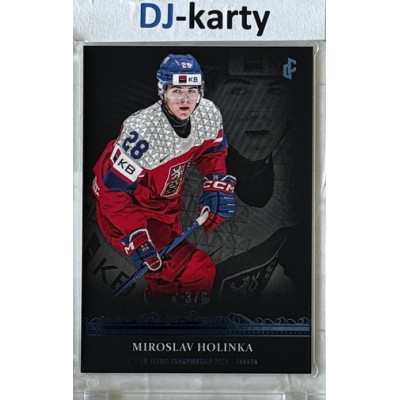 2024/25 LC Repre serie 1 #WJC-21 Miroslav Holinka World Junior Championship 2025 Canada Blue 3/6