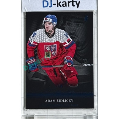 2024/25 LC Repre serie 1 #WJC-10 Adam Židlický World Junior Championship 2025 Canada Blue 1/6