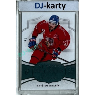 2024/25 LC Repre serie 1 #KC-23 Kryštof Hrabík Season Collection Season Collection Karjala Cup 2024 Turquoise 1/5