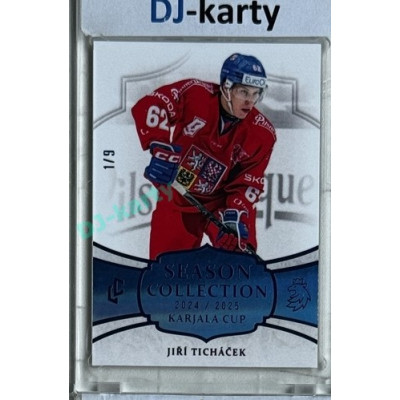 2024/25 LC Repre serie 1 #KC-08 Jiří Ticháček Season Collection Season Collection Karjala Cup 2024 Blue 1/9