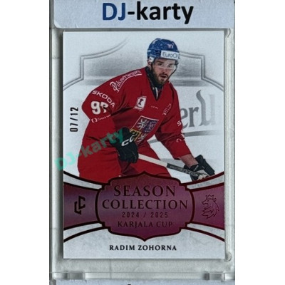 2024/25 LC Repre serie 1 #KC-25 Zadim Zohorna Season Collection Season Collection Karjala Cup 2024 Red xx/12