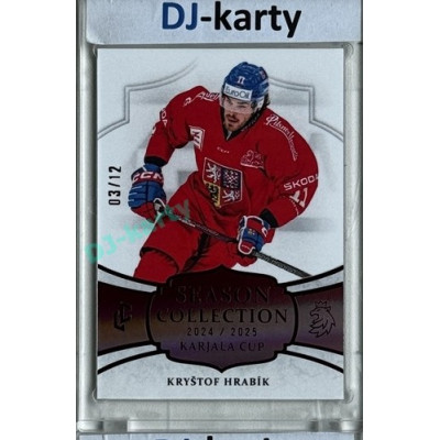 2024/25 LC Repre serie 1 #KC-23 Kryštof Hrabík Season Collection Season Collection Karjala Cup 2024 Red xx/12