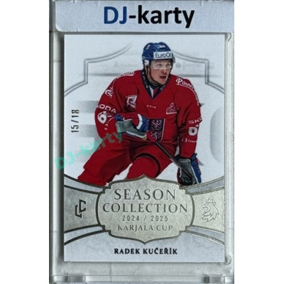 2024/25 LC Repre serie 1 #KC-09 Radek Kučeřík Season Collection Season Collection Karjala Cup 2024 Platinum xx/18
