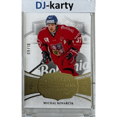 2024/25 LC Repre serie 1 #KC-19 Michal Kovařčík Season Collection Season Collection Karjala Cup 2024 Platinum xx/18