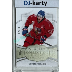 2024/25 LC Repre serie 1 #KC-23 Kryštof Hrabík Season Collection Season Collection Karjala Cup 2024 Platinum xx/18