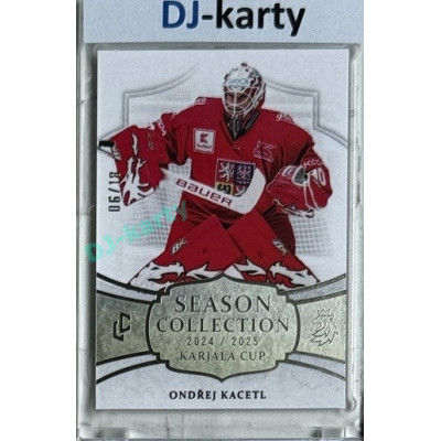 2024/25 LC Repre serie 1 #KC-27 Ondřej Kacetl Season Collection Season Collection Karjala Cup 2024 Platinum xx/18