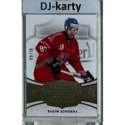2024/25 LC Repre serie 1 #KC-25 Radim Zohorna Season Collection Season Collection Karjala Cup 2024 Platinum xx/18