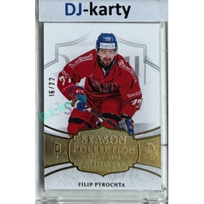 2024/25 LC Repre serie 1 #KC-10 Filip Pyrochta Season Collection Season Collection Karjala Cup 2024 Gold xx/22