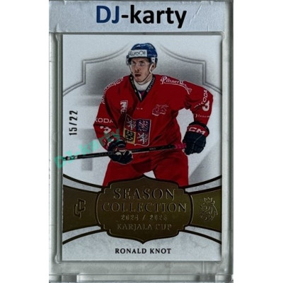 2024/25 LC Repre serie 1 #KC-01 Ronald Knot Season Collection Season Collection Karjala Cup 2024 Gold xx/22