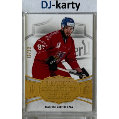 2024/25 LC Repre serie 1 #KC-25 Radim Zohorna Season Collection Season Collection Karjala Cup 2024 Gold xx/22