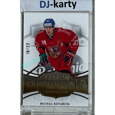 2024/25 LC Repre serie 1 #KC-19 Michal Kovařčík Season Collection Season Collection Karjala Cup 2024 Gold xx/22