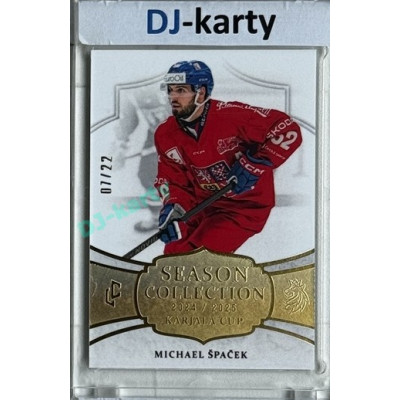 2024/25 LC Repre serie 1 #KC-17 Michael Špaček Season Collection Season Collection Karjala Cup 2024 Gold xx/22