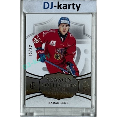 2024/25 LC Repre serie 1 #KC-16 Radan Lenc Season Collection Season Collection Karjala Cup 2024 Gold xx/22