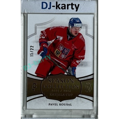 2024/25 LC Repre serie 1 #KC-15 Pavel Kousal Season Collection Season Collection Karjala Cup 2024 Gold xx/22