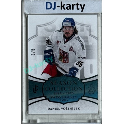 2024/25 LC Repre serie 1 #SHG-23 Daniel Voženílek Season Collection Swiss Hockey Games 2024 Turquoise 3/5