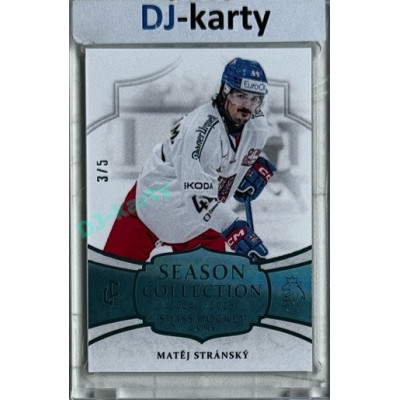 2024/25 LC Repre serie 1 #SHG-18 Matěj Stránský Season Collection Swiss Hockey Games 2024 Turquoise 3/5