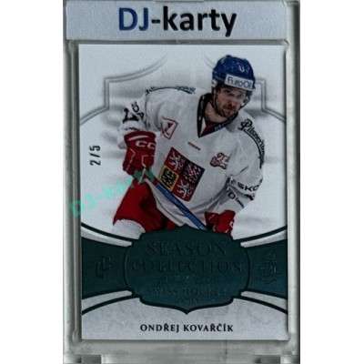 2024/25 LC Repre serie 1 #SHG-11 Ondřej Kovařčík Season Collection Swiss Hockey Games 2024 Turquoise 3/5
