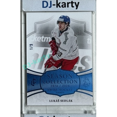 2024/25 LC Repre serie 1 #SHG-17 Lukáš Sedlák Season Collection Swiss Hockey Games 2024 Blue 6/9