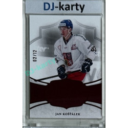 2024/25 LC Repre serie 1 #SHG-03 Jan Košťálek Season Collection Swiss Hockey Games 2024 Red xx/12