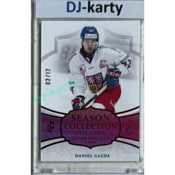 2024/25 LC Repre serie 1 #SHG-06 Daniel Gazda Season Collection Swiss Hockey Games 2024 Red xx/12