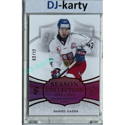 2024/25 LC Repre serie 1 #SHG-06 Daniel Gazda Season Collection Swiss Hockey Games 2024 Red xx/12