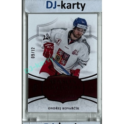 2024/25 LC Repre serie 1 #SHG-11 Ondřej Kovařčík Season Collection Swiss Hockey Games 2024 Red xx/12